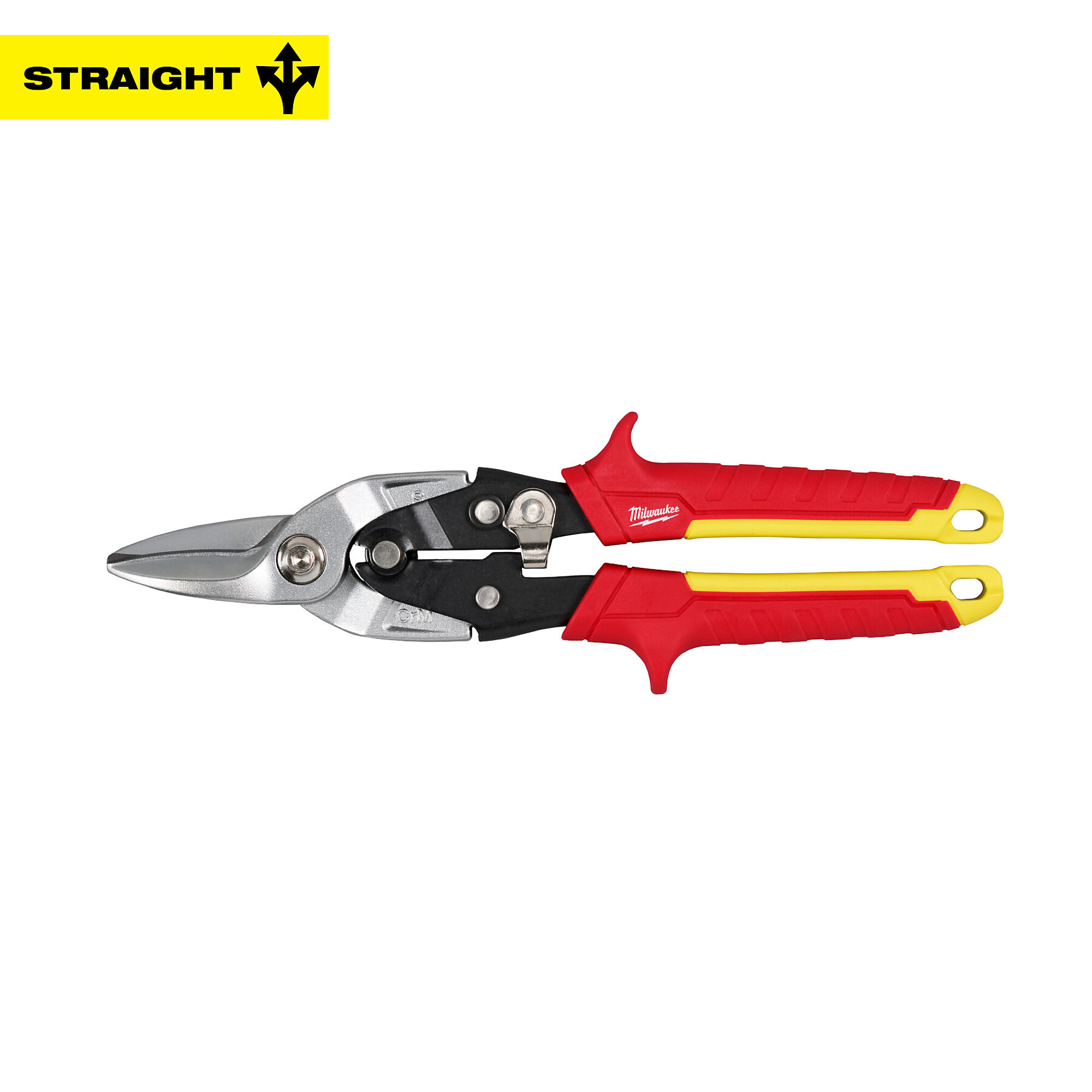 Milwaukee, Straight Cutting Aviation Snips, Blade Size 1.61 in, Tool Length 9.88 in, Model# 48-22-4560